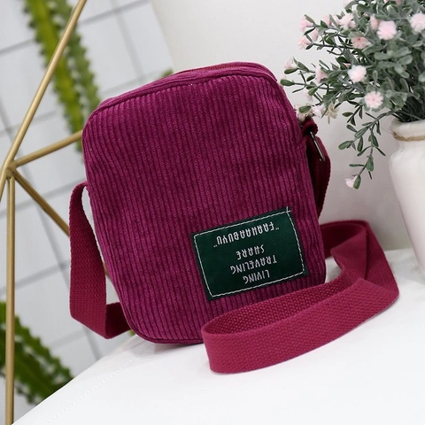Women's Nylon Casual Crossbody Bag Solid Color Small Square Bag Shoulder Mobile Phone Bag For Travel Daily Shopping