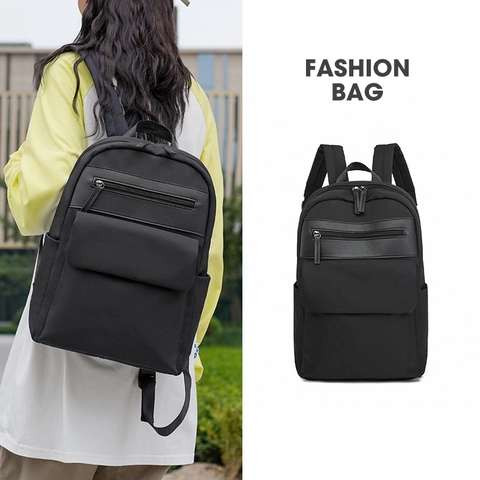 Mode Casual Oxford Tuch Rucksack Wasserdicht Minimalistisch Business Reisetasche Leichtgewicht Student Schultasche Damen Herren
