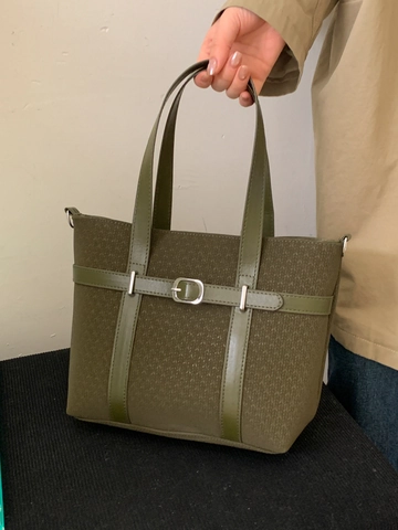 Women Large Capacity Tote Bag PU Leather Knitted Texture Shoulder Handbag Fashion Solid Color Retro Commuter Crossbody Purse