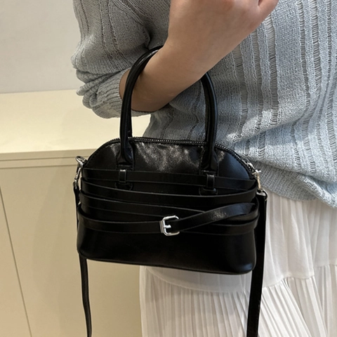 Γυναικεία Μικρή Τετράγωνη Τσάντα Crossbody 2025 Καλοκαιρινή Μοντέρνα Τσάντα Χειρός Απλή Αισθητική Τσάντα PU