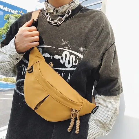 Versatile Canvas Underarm Bag Large Capacity Crossbody Chest Bag For Women Men Casual Daily Travel Fashion Shoulder Bag
