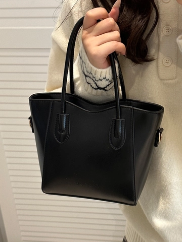 Borsa a Secchiello in Pelle PU da Donna Mini Borsa a Mano alla Moda Con Tracolla Regolabile Borsa a Tracolla Piccola Quotidiana per Donna