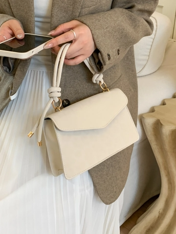Anspruchsvolle Damen Leopardenmuster PU-Leder Handtasche Minimalistische Retro Umhängetasche Modische Vielseitige Schultertasche