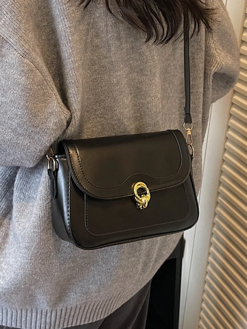 Vintage PU Leder Kleine Quadratische Tasche Für Damen Kontrastfarbe Minimalistische Schulter Umhängetasche Mit Metallschloss Mode Top