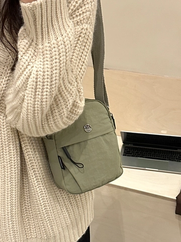 Sac Bandoulière en Nylon Mode Pour Femmes Minimaliste Léger Petit Sac à Épaule Avec Sangle Réglable Fermeture Éclair Sac à Main Décontracté