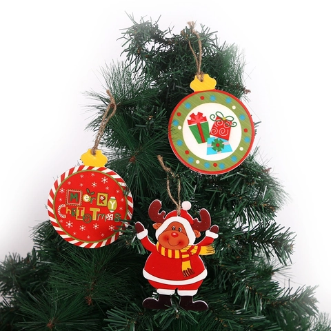 PVC Weihnachtsanhänger Weihnachtsmann Rentier NOEL Buchstaben Bedruckt Festlicher Anhänger Für Weihnachtsbaum Mall Home Dekoration