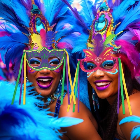 Occhiali da Festa di Carnevale Maschera da Mascherata Mardi Gras Con Piume Nappe Nastri Decorativi per Fotografia Mascherina