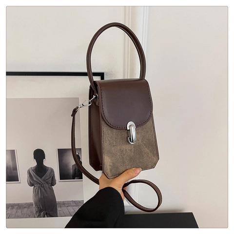 Sac à Bandoulière Mini Patchwork en PU de Créateur d'Été pour Femmes Sac à Main de Navetteur Tendance Sac Carré Vertical Simple