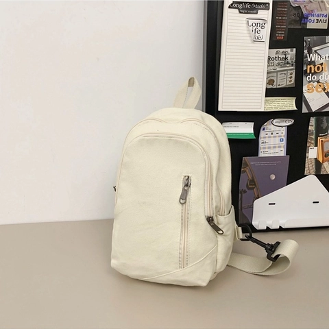 Mode Minimalistisch Segeltuch Schulter Umhängetasche Für Damen Urban Einfach Klein Brusttasche Multi Tasche Lässig Satchel Handtasche
