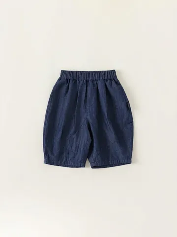 Boys Casual Denim Shorts Summer Comfortable Cotton Kids Jeans Soft Elastic Waist Shorts For Toddler Everyday Wear