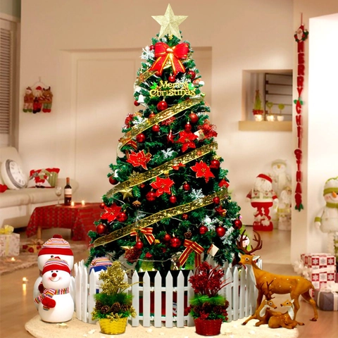 Puntale per Albero di Natale Glitter Stella Pentagramma Ornamento per Festa Decorazione Casa Plastica Oro Rosso Stella