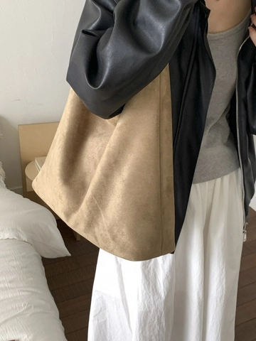 Bolso Tote de PU para Mujer Gran Capacidad Vintage Casual Bolso de Hombro Con Sub-Bolso Retro Conmutar Hobo Bolso de Mano Color Sólido