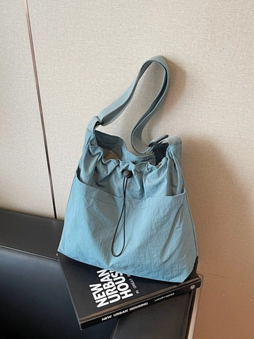 Bolso Bombonera de Gran Capacidad para Mujer Tela Cordón Bolso de Hombro Casual Conmutar Bolso Bandolera Verano Nueva Moda Plisada