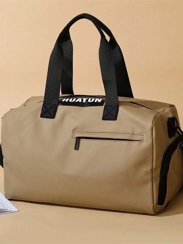 Bolsa de Viaje de Gran Capacidad Con Separación Seco-Húmedo Tela Oxford Impermeable Bolsa de Deporte Fitness para Mujer Hombre