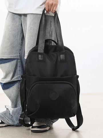 Sac à Dos Femme en Tissu Oxford Grande Capacité Imperméable Voyage Bureau Sac Ordinateur Multi-Poches Pour Dames