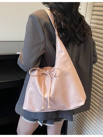 Borsa a Tracolla da Donna Casual in Tela a Quadri Grande Capacità Borsa a Spalla Modello a Nido d'Ape Borsa da Viaggio Leggera