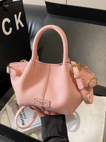 Dames High End Handtas Lychee Patroon PU Leer Emmertas Crossbody Schoudertas Voor Kantoor Woonwerkverkeer Veelzijdige Mode Handtas