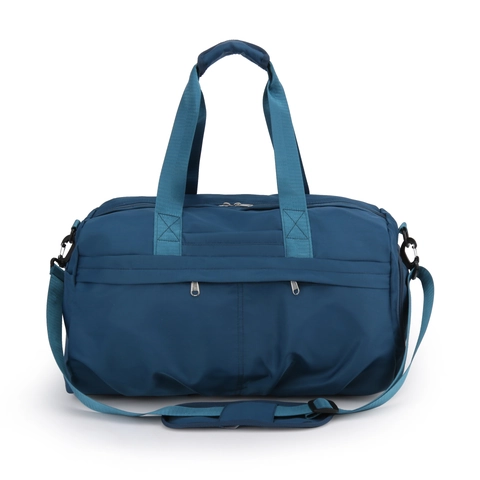 Large Capacity Fabric Travel Bag With Shoe Compartment Waterproof Sports Gym Duffel Bag For Men Women Beach Vacation Bag