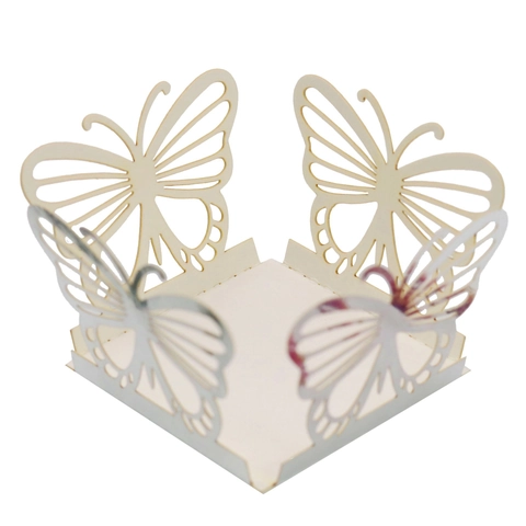 Lasergeschnittene Schmetterling Hohl Bonbonschachtel Hochzeit Geburtstag Party Dekoration Karton Geschenkbox Dekor