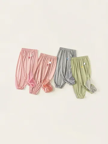 Pantaloni Anti Zanzara per Bambini Leggeri in Mesh Traspirante Viscosa Casual Pantaloni Lunghi per Ragazzi Ragazze Pantaloni Estivi