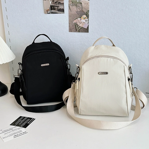 Women Fashion Oxford Cloth Backpack Large Capacity Multifunctional Travel Bag Lightweight Casual Shoulder Bag For Lady
