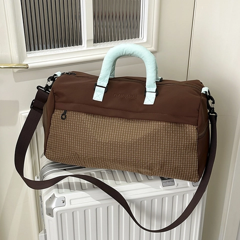 Große Kapazität Nylon Wasserdicht Fitness Reisetasche Für Damen Herren Sport Gym Duffel Bag Mit Unabhängigem Schuhfach