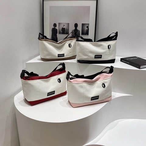 Damen Patchwork Verbundstoff Schultertasche Urban Minimalistisch Lässig Umhängetasche Kleine Quadratische Tasche Mit Verstellbarem Gurt