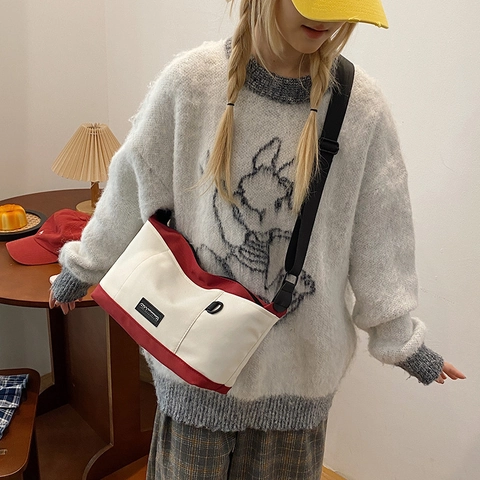 Damen Patchwork Verbundstoff Schultertasche Urban Minimalistisch Lässig Umhängetasche Kleine Quadratische Tasche Mit Verstellbarem Gurt