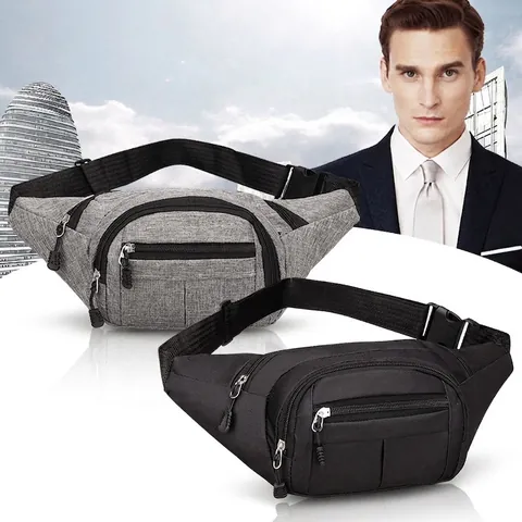 Marsupio in Tela Unisex Grande Capacità Zaino da Petto per Escursionismo All'aperto per Uomo Donna Borsa a Tracolla Casual