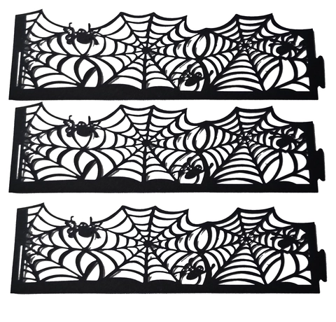 Halloween Spider Web Hollow Paper Candle Lampshade Laser Lace Tea Light Holder For Party Table Decoration Spiderweb Wrapper