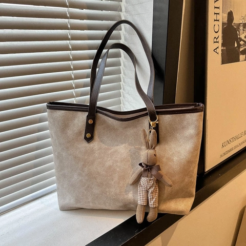 Bolso de Mano de Cuero PU de Gran Capacidad para Mujer Bolso de Hombro Retro con Patrón de Mármol para el Uso Diario