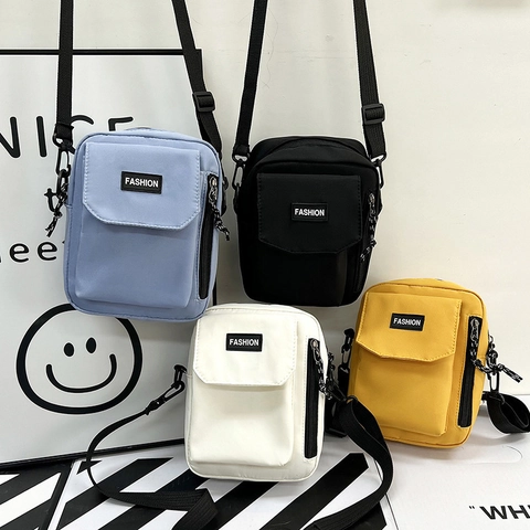 Casual Νάιλον Τσάντα Χιαστί Unisex Μόδα Τσάντα Ώμου για Κινητό Τηλέφωνο Πολυλειτουργική Αδιάβροχη Τσάντα Messenger Outdoor Sport