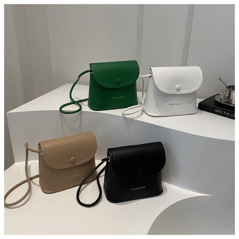Damen Mode PU Leder Umhängetasche Minimalistisch Kleine Quadratische Schultertasche Für Sommer Täglich Lässig Kurier Tasche