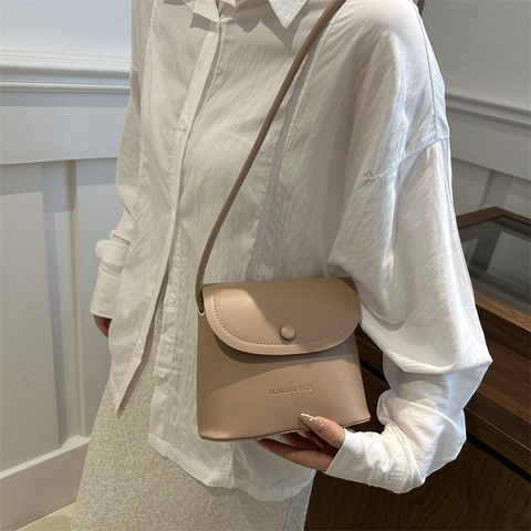 Damen Mode PU Leder Umhängetasche Minimalistisch Kleine Quadratische Schultertasche Für Sommer Täglich Lässig Kurier Tasche