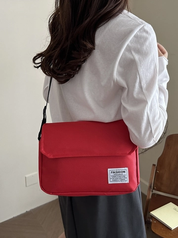 Fashion Canvas Crossbody Bag For Women Men Minimalist Messenger Bag Square Shoulder Bag With Adjustable Strap Casual Bag