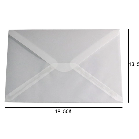 Luxury European Style Envelopes Pearlescent Paper Kraft Paper Vellum Translucent For Wedding Invitations Greeting Cards