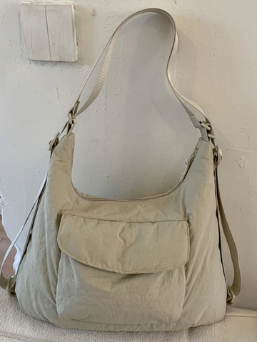 Große Kapazität Nylon Tragetasche Damen Japanischer Stil Einfache Lässige Schultertasche Mit Mehreren Taschen Literarische Frische Tasche
