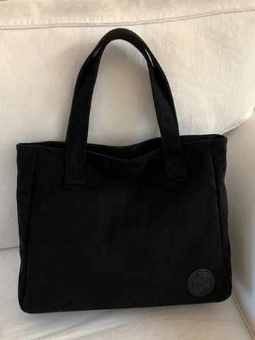 Women Suede Fabric Tote Bag Large Capacity Urban Minimalist Retro Shoulder Bag Stylish Handbag For Daily Commuting Office