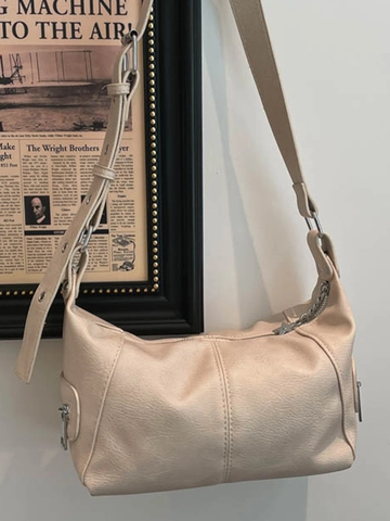 Sac à Épaule en Cuir PU Rétro pour Femmes 2025 Nouveau Sac Sous le Bras de Mode Avec Pendentif Étoile Sac Hobo Casual