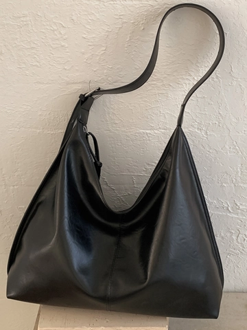 Μεγάλης Χωρητικότητας Vintage PU Δερμάτινη Τσάντα Tote Για Γυναίκες Retro Casual Urban Minimalist Τσάντα Ώμου