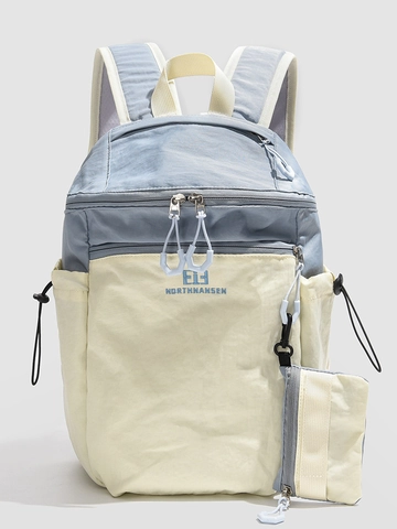 Leichter Wanderrucksack Mit Großer Kapazität Oxford-Gewebe Street Style Reise Schultasche Mit Abnehmbarem Beutel