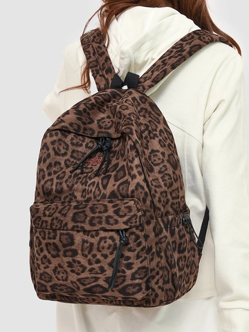 Damen Leopardenmuster Oxford Gewebe Rucksack Große Kapazität Wasserdicht Casual Street Fashion Schultasche Reiserucksack