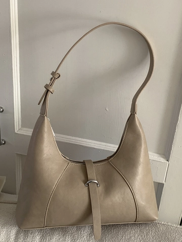 Borsa a Tracolla Vintage Hobo da Donna in Pelle PU Borsa Sottobraccio a Mezza Luna Con Tracolla Regolabile Borsa Urbana Minimalista