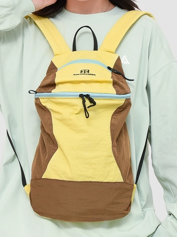 NORTHNANSEN Zaino Outdoor in Nylon Leggero Impermeabile Color Block Casual Travel Daypack per Donna Studente Borsa Scuola