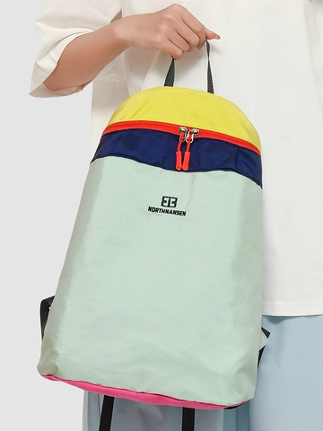 Leichter Wasserdichter Oxford Gewebe Farbblock Rucksack Casual Mode Studenten Schultasche Sport Fitness Reise Mehrfarbiger Rucksack