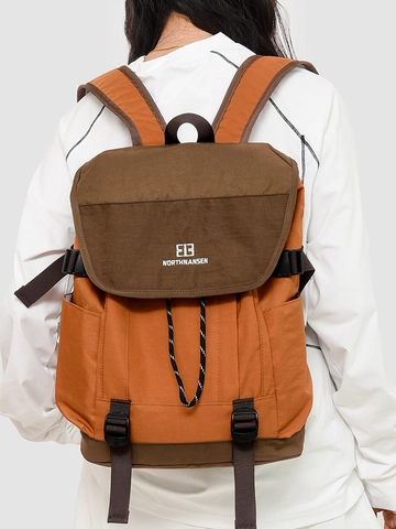 Sac à Dos Décontracté en Tissu Oxford pour Femmes Grande Capacité Imperméable Color Block Cartable Léger pour Étudiants
