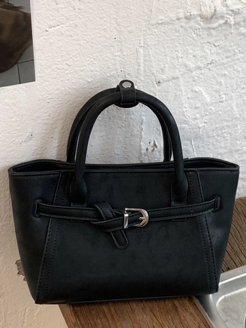 Borsa a Spalla in Pelle PU Semplice Urbana Per Donna Borsa Tote a Grande Capacità Con Fibbia a Tracolla Borsa a Mano Pendolare alla Moda