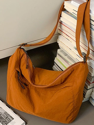 Bolso Tote de Nylon para Mujer Gran Capacidad Bolso de Hombro Estilo Urbano Moda Coreana Bolso Bandolera para Escuela Trabajo Casual Bolso Hobo