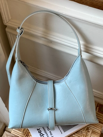 Vintage PU Leather Hobo Shoulder Bag For Women Large Capacity Retro Underarm Bag Fashion Simple Commuting Single Strap Handbag