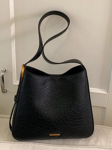 Minimalistische Retro PU Leder Beuteltasche Für Damen Große Kapazität Schultertasche Mit Verstellbarem Riemen Tägliche Tote